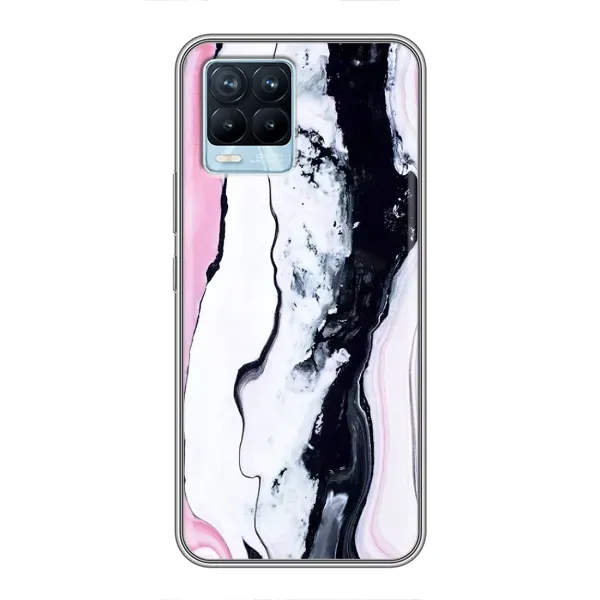 Чехол с рисунком «Розовый мрамор» для Realme 8 Чехол с рисунком «Розовый мрамор» для Realme 8