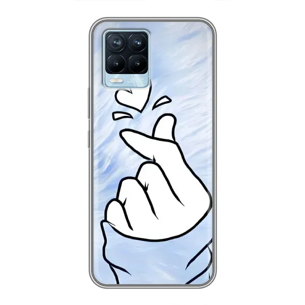 Чехол с рисунком «Сердечка знак» для Realme 8 Чехол с рисунком «Сердечка знак» для Realme 8