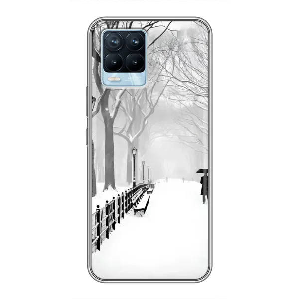 Чехол с рисунком «Снегом замело» для Realme 8 Чехол с рисунком «Снегом замело» для Realme 8
