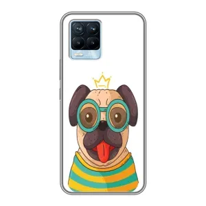 Бампер для Realme 8 з картинкою "Песики" (Собака Король)