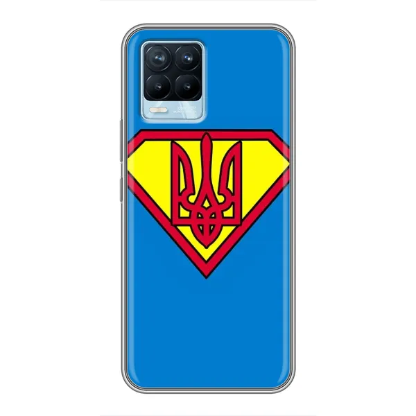 Чехол с рисунком «Super - Герб» для Realme 8 Чехол с рисунком «Super - Герб» для Realme 8