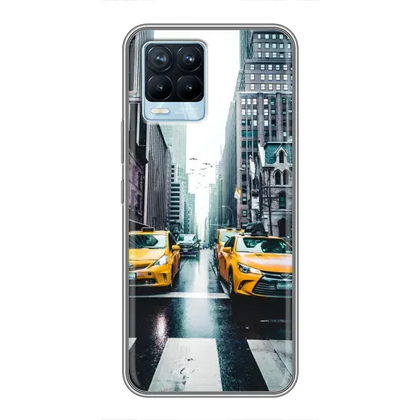 Чехол с рисунком «Такси» для Realme 8 Чехол с рисунком «Такси» для Realme 8