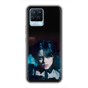 Чехлы с принтом Уэнсдей на Realme 8 (Танец Уэнсдей)