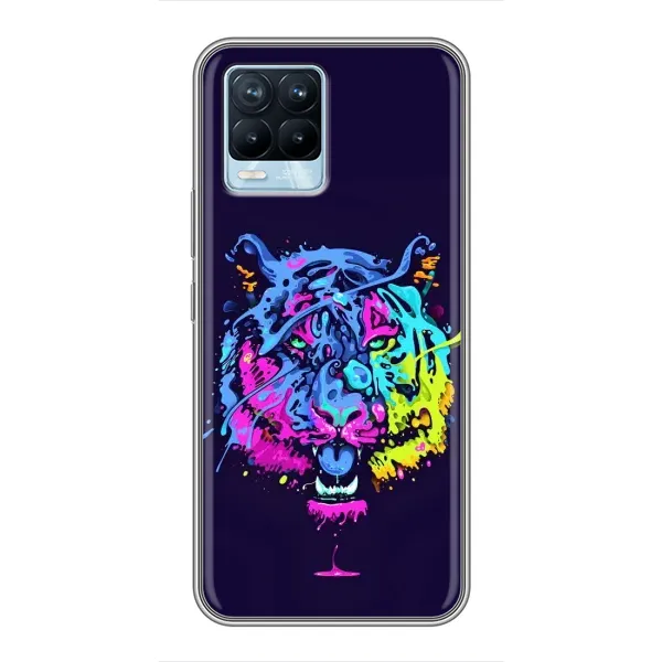 Чехол с рисунком «Тигр-Арт» для Realme 8 Чехол с рисунком «Тигр-Арт» для Realme 8