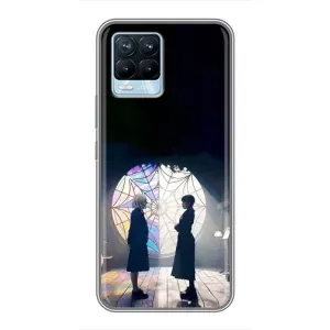 Чехлы с принтом Уэнсдей на Realme 8 (Уэнсдей и Энди)