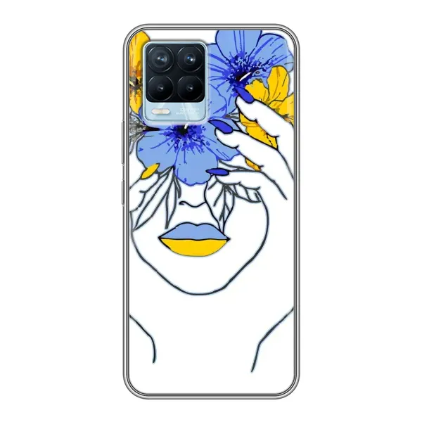 Чехол с рисунком «Украинка на всю голову» для Realme 8 Чехол с рисунком «Украинка на всю голову» для Realme 8