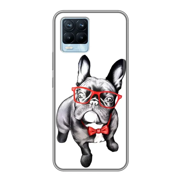 Чехол с рисунком «В очках» для Realme 8 Чехол с рисунком «В очках» для Realme 8