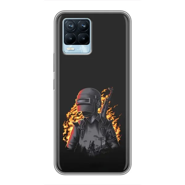 Чехол с рисунком «В огне» для Realme 8 Чехол с рисунком «В огне» для Realme 8