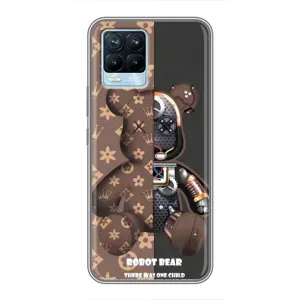 Силиконовый чехол для Realme 8 (Медмедь Луи Виттон)