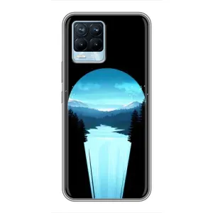 Літній Чохол на Realme 8 (Синій Водоспад)