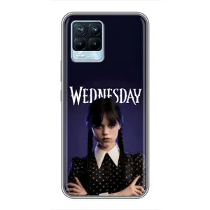 Чехлы с принтом Уэнсдей на Realme 8 (Wednesdey)
