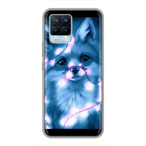 Чехол с рисунком «Яркая Лиса» для Realme 8 Чехол с рисунком «Яркая Лиса» для Realme 8