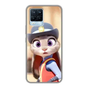 Чехлы ЗВЕРОПОЛИС для Realme 8 (Заяц Джуді Хопс)