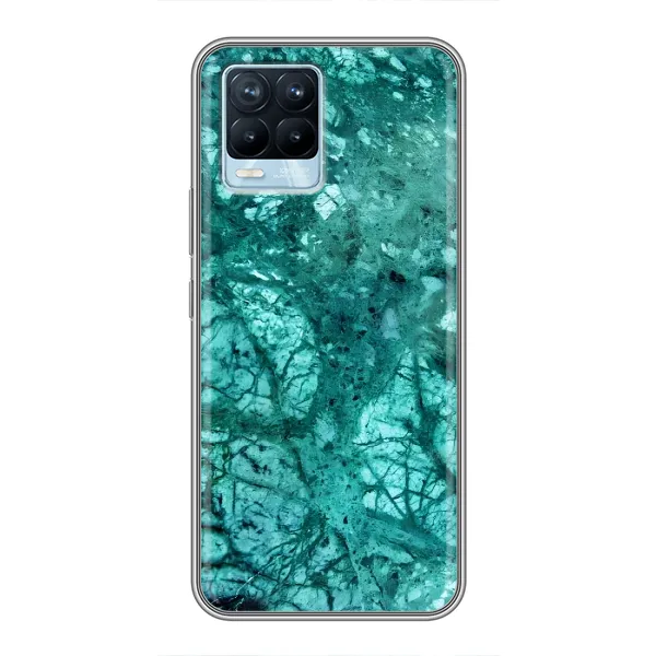 Чехол с рисунком «Зеленый мрамор» для Realme 8 Чехол с рисунком «Зеленый мрамор» для Realme 8