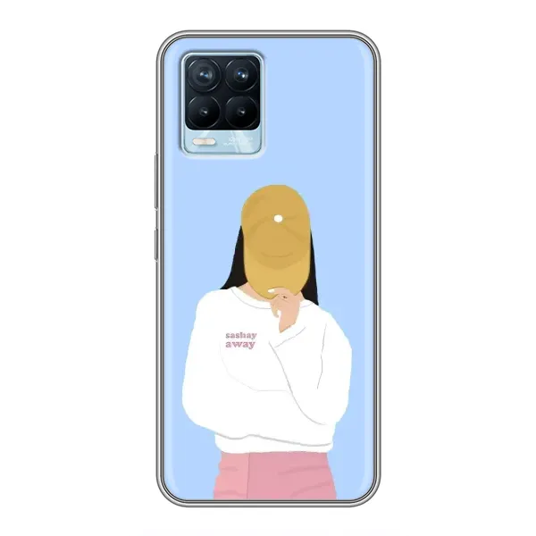 Чехол с рисунком «Желтая кепка» для Realme 8 Чехол с рисунком «Желтая кепка» для Realme 8