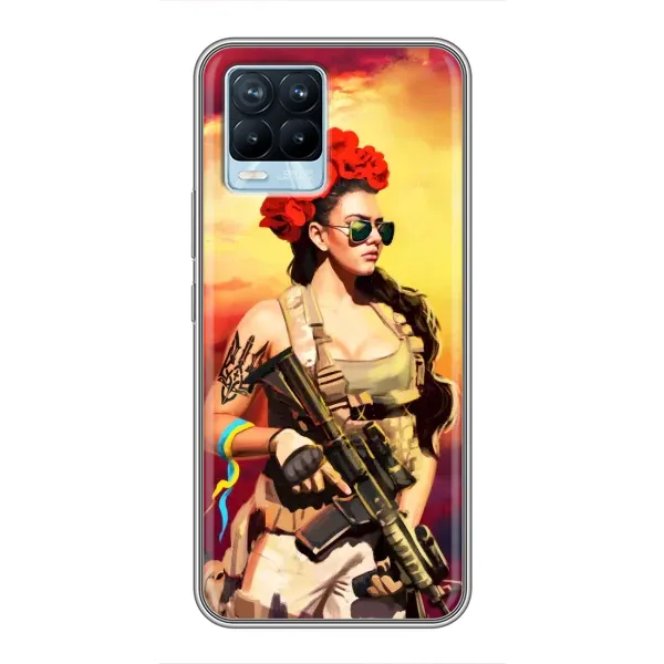 Чехол с рисунком «Женщина солдат» для Realme 8 Чехол с рисунком «Женщина солдат» для Realme 8