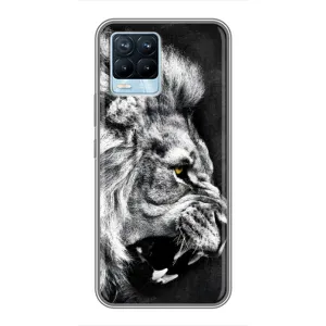 Чохол з картинкою на Realme 8 (Злий Лев)