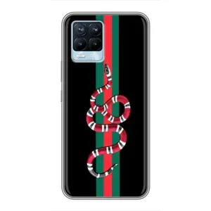 Чохли бренд ГУЧЧІ для Realme 8 (Змій Гуччі)