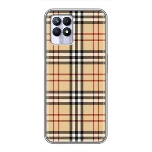 Чохол з Брендами одягу на Реалмі 8i (Burberry стиль)