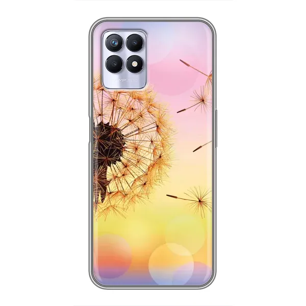 Чехол с рисунком «Цветок-одуванчик» для Realme 8i Чехол с рисунком «Цветок-одуванчик» для Realme 8i