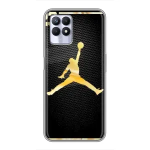 Силиконовый Чехол Nike Air Jordan на Реалми 8i (Джордан 23)