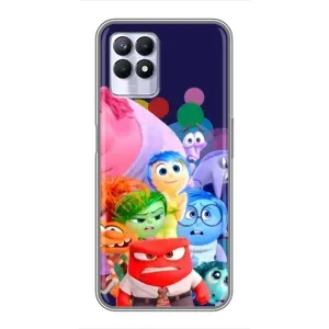 Чехол Головоломка для Realme 8i - (AlphaPrint) (Герои головоломки)