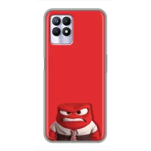 Чехол Головоломка для Realme 8i - (AlphaPrint) (Гнев)