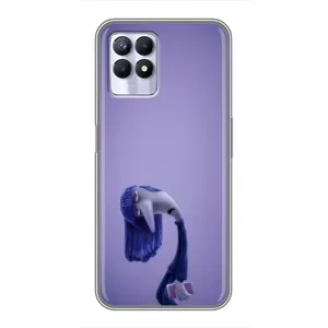 Чехол Головоломка для Realme 8i - (AlphaPrint) (Хандра)