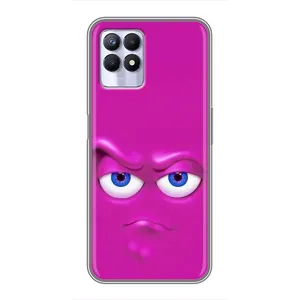Чохли (ТПУ) (смішні стікери) для Realme 8i (Хитра мордочка)