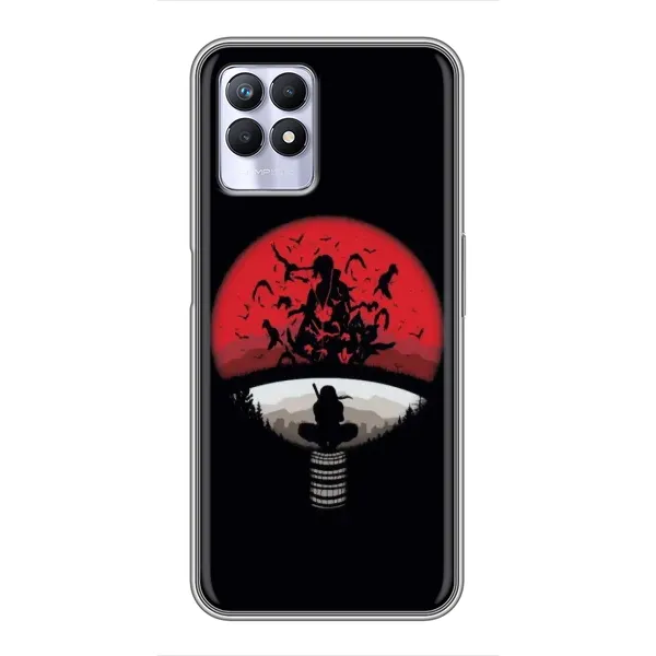 Чехол с рисунком «Итачи на черном» для Realme 8i Чехол с рисунком «Итачи на черном» для Realme 8i
