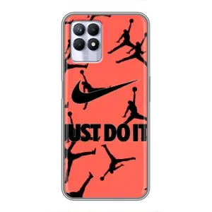 Силіконовый Чохол Nike Air Jordan на Реалмі 8i