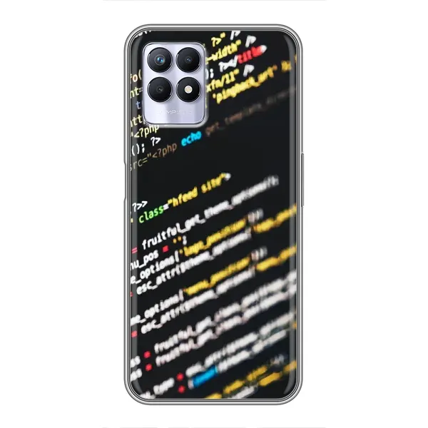 Чехол с рисунком «Код» для Realme 8i Чехол с рисунком «Код» для Realme 8i