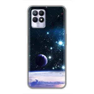 Чохол (ТПУ) з планетами на Realme 8i (Космічний вид)
