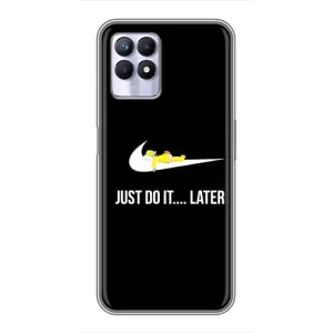 Силиконовый Чехол на Realme 8i с картинкой Nike (Later)