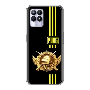 Чохол (TPU) з картинкою "Лого Пабг" на Реалмі 8i (Логотип PUPG)