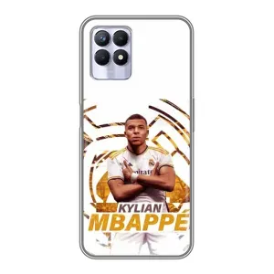 Чохол (TPU) з Футболістом на Realme 8i (Мбаппе Реал)