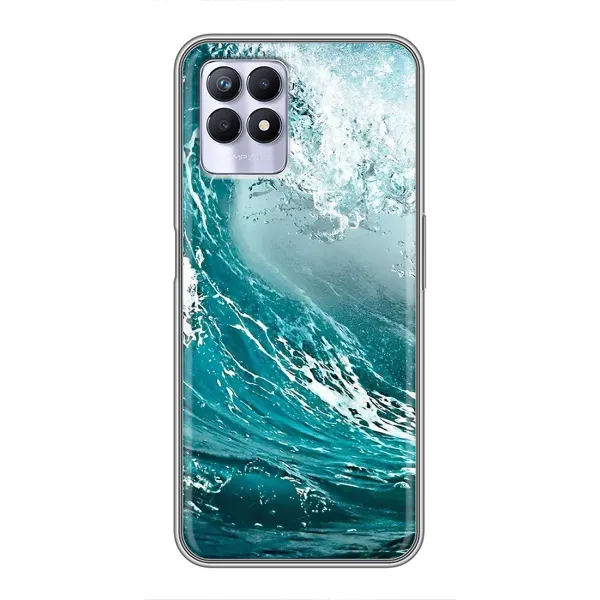 Чехол с рисунком «Морская волна» для Realme 8i Чехол с рисунком «Морская волна» для Realme 8i