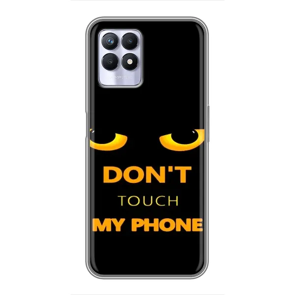 Чехол с рисунком «Не трогай мой телефон» для Realme 8i Чехол с рисунком «Не трогай мой телефон» для Realme 8i