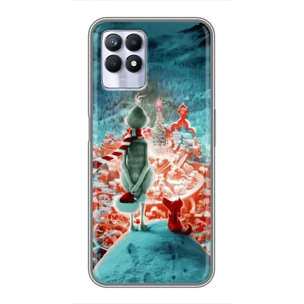 Чехол с рисунком «Новогодний Гринч» для Realme 8i Чехол с рисунком «Новогодний Гринч» для Realme 8i