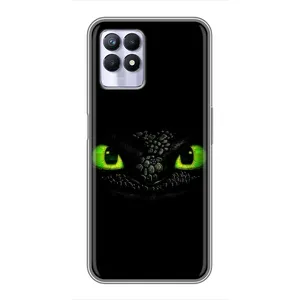 Чехол дракон Беззубик для Realme 8i (Глаза Беззубика)