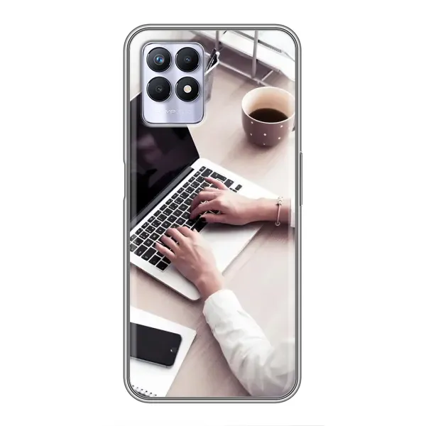 Чехол с рисунком «Офисный работник» для Realme 8i
