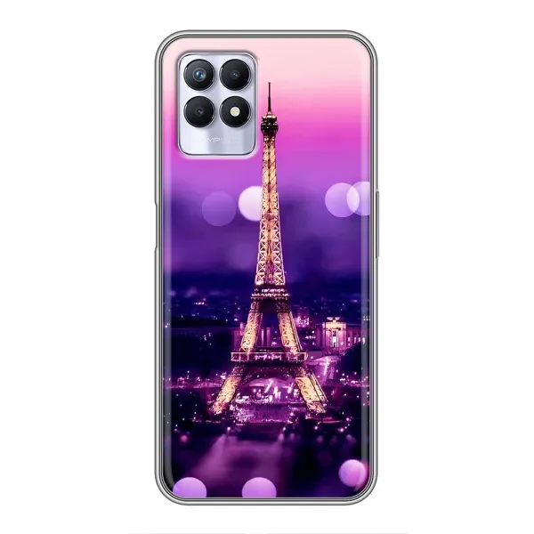 Чехол с рисунком «Париж башня» для Realme 8i Чехол с рисунком «Париж башня» для Realme 8i