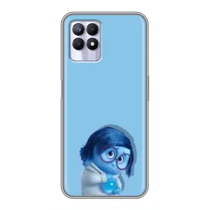 Чехол Головоломка для Realme 8i - (AlphaPrint) (Печаль)