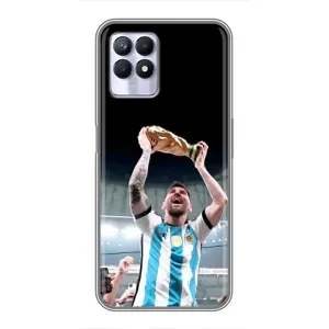 Чохли Лео Мессі Аргентина для Realme 8i (Щасливий Мессі)