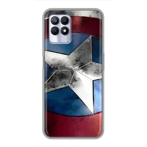 Чехол с Щитом Капитана Америки на Realme 8i (Щит Капитана Америки)