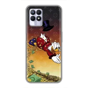 Силиконовый чехол для Realme 8i (Скрудж Луи Виттон)