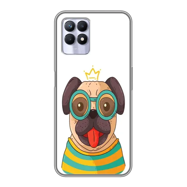 Чехол с рисунком «Собака Король» для Realme 8i Чехол с рисунком «Собака Король» для Realme 8i