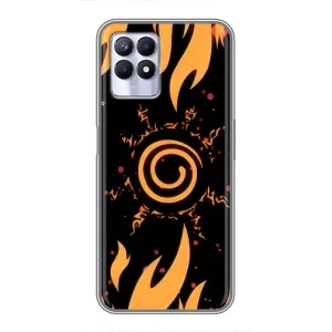 Купить Чехлы на телефон с принтом Anime для Realme 8i (Солнце Наруто)