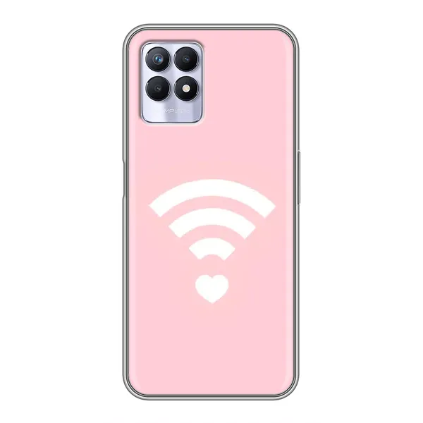 Чохол з малюнком «WiFi Love» для Realme 8i Чохол з малюнком «WiFi Love» для Realme 8i