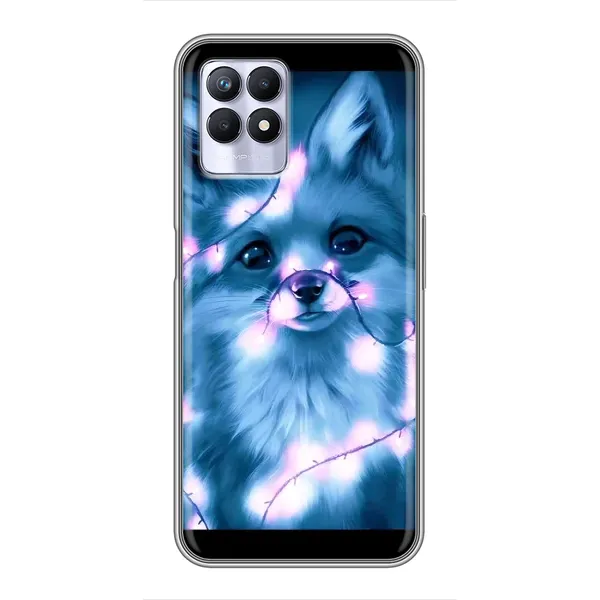 Чехол с рисунком «Яркая Лиса» для Realme 8i Чехол с рисунком «Яркая Лиса» для Realme 8i